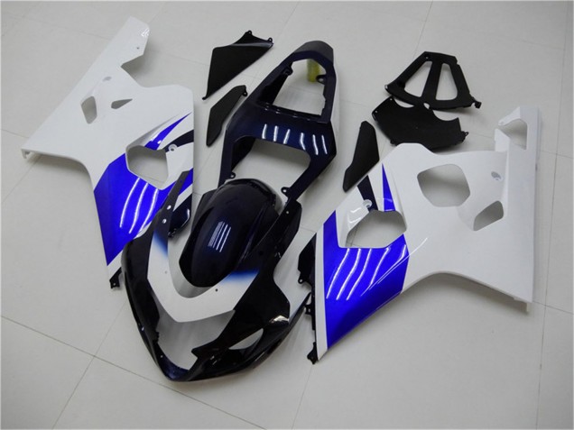 Kits Carénage Moto ABS Suzuki GSXR 600/750 2004-2005 - Blanc Bleu Noir