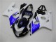 Kits Carénage Moto ABS Suzuki GSXR 600/750 2004-2005 - Blanc Bleu Noir
