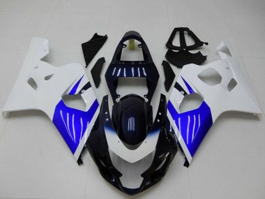 Acheter Kits Carénage Moto ABS Suzuki GSXR 600/750 2004-2005 - Blanc Bleu Noir