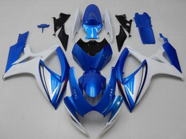 Acheter Carénages Moto Suzuki GSXR 600/750 2006-2007 - Blanc Bleu