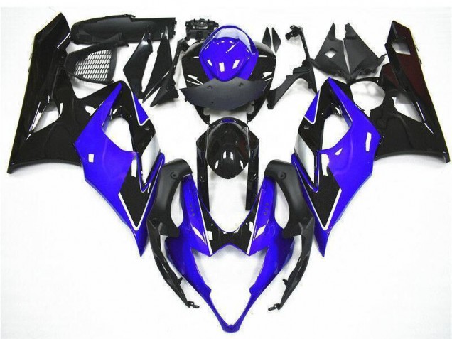Kits Carénage Moto Suzuki GSXR 1000 2005-2006 - Bleu Noir