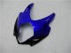 Carénages Moto Suzuki GSXR 1000 2007-2008 - Blanc Bleu Noir No Décalque