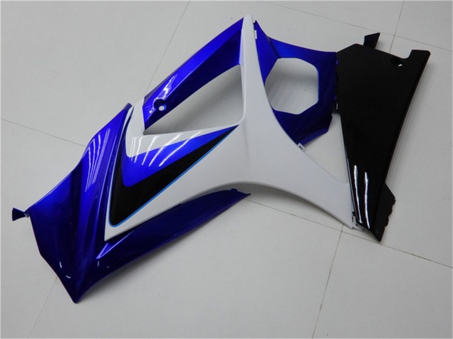 Carénages Moto Suzuki GSXR 1000 2007-2008 - Blanc Bleu Noir No Décalque