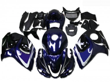 Acheter Carénages Moto Suzuki GSXR 1300 Hayabusa 2008-2020 - Noir Brillant Bleu Blanc