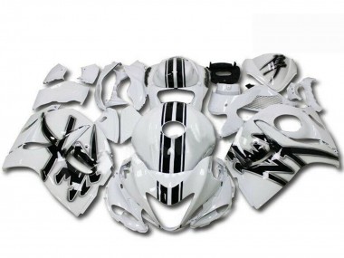 Acheter Carénages Moto Suzuki GSXR 1300 Hayabusa 2008-2020 - Blanc Perle Noir