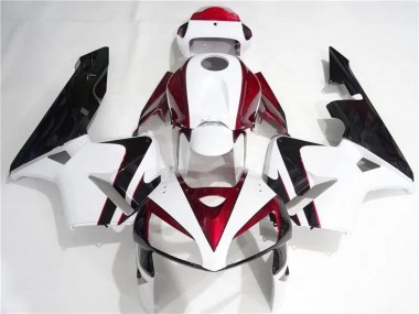 Acheter Kits Carénages Moto Honda CBR600RR 2005-2006 - Blanc Rouge Noir