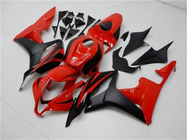 Acheter Kits Carénage Moto ABS Honda CBR600RR 2007-2008 - Rouge Noir Mat