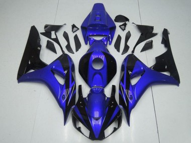 Acheter Kits Carénage Moto Honda CBR1000RR 2006-2007 - Bleu Noir Brillant