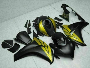 Acheter Carénages Moto Honda CBR1000RR 2008-2011 - Noir Mat Or