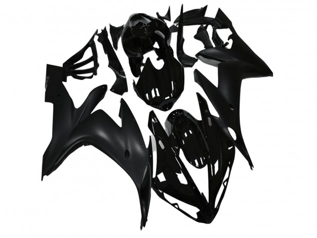 Carénages Moto Yamaha YZF R1 2004-2006 - Noir Brillant Noir Mat
