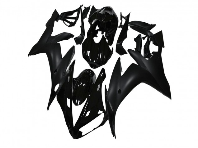 Carénages Moto Yamaha YZF R1 2004-2006 - Noir Brillant Noir Mat