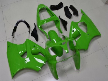Acheter Carénages Moto Kawasaki ZX6R 2000-2002 - Vert Noir