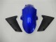 Carénages Moto Kawasaki ZX6R 2005-2006 - Bleu Noir Mat