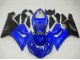 Carénages Moto Kawasaki ZX6R 2005-2006 - Bleu Noir Mat