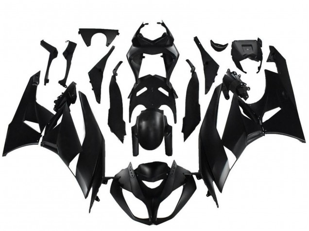 Carénages Moto Kawasaki ZX6R 2009-2012 - Noir Mat