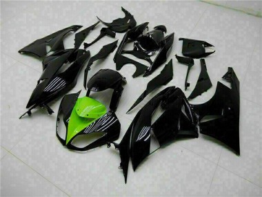 Acheter Carénages Moto Kawasaki ZX6R 2009-2012 - Noir Brillant Vert