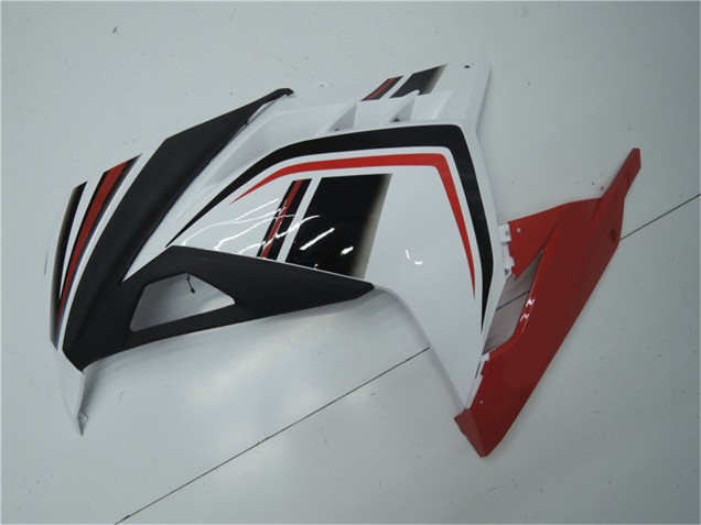 Carénages Moto Kawasaki Ninja 300 EX300R 2013-2017 - Blanc Rouge Noir
