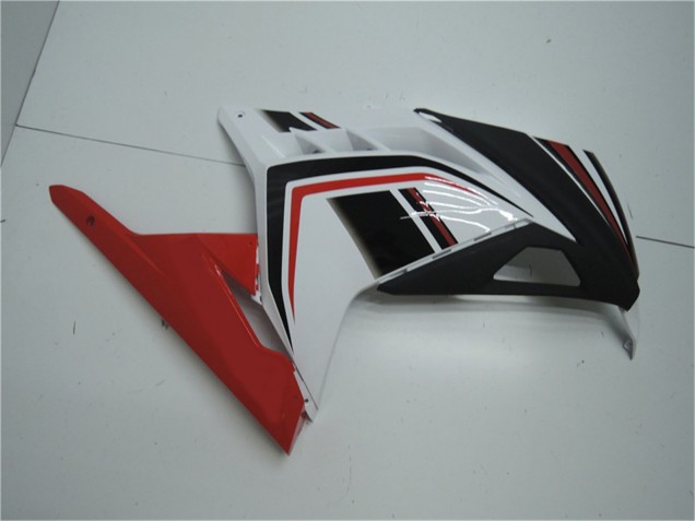Carénages Moto Kawasaki Ninja 300 EX300R 2013-2017 - Blanc Rouge Noir
