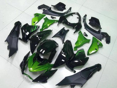 Acheter Carénage Moto Kawasaki Z800 2013-2018 - Vert Noir Brillant