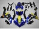 Carénages Moto Yamaha YZF R1 2007-2008 - Bleu Jaune Noir Requin