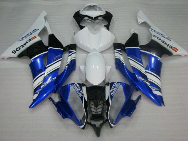 Acheter Carénages Moto Yamaha YZF R6 2008-2016 - Blanc Bleu Noir ENEOS Semakin Didepan