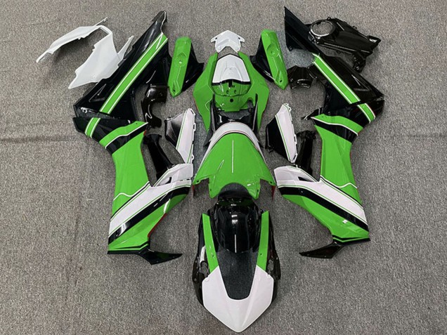 Carénage Moto Honda CBR1000RR 2017-2024 - Blanc Vert Noir Brillant