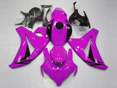 Acheter Carénages Moto Honda CBR1000RR 2008-2011 - Rose Noir Brillant OEM Style
