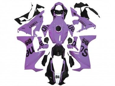 Acheter Carénages Moto Honda CBR1000RR 2017-2023 - Laiteux Violet Noir Brillant Street Flava