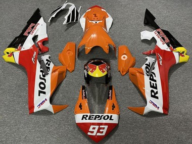 Acheter Carénages Moto Honda CBR1000RR 2017-2023 - Orange Blanc Jaune Rouge Noir Brillant Red Bull Repsol 93