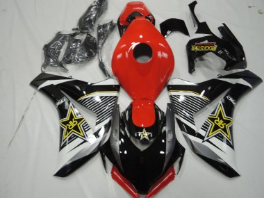 Acheter Carénages Moto Honda CBR1000RR 2008-2011 - Blanc Rouge Noir Brillant RockÉtoile Style