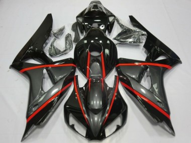 Acheter Carénages Moto Honda CBR1000RR 2006-2007 - Noir Brillant Gris Rouge