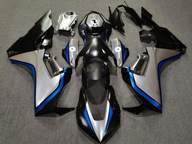 Acheter Carénages Moto Honda CBR1000RR 2017-2023 - Argent Bleu Noir Brillant