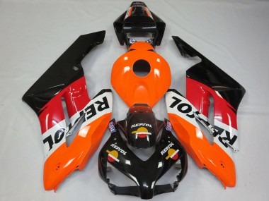 Acheter Carénages Moto Honda CBR1000RR 2004-2005 - Orange Blanc Rouge Noir Brillant Repsol
