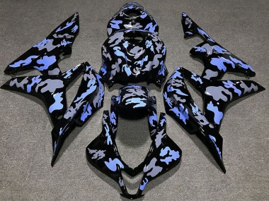 Acheter Carénage Moto Honda CBR600RR 2007-2008 - Bleu Gris Camouflage