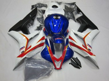Acheter Carénage Moto Honda CBR600RR 2007-2008 - Blanc Rouge Bleu HRC
