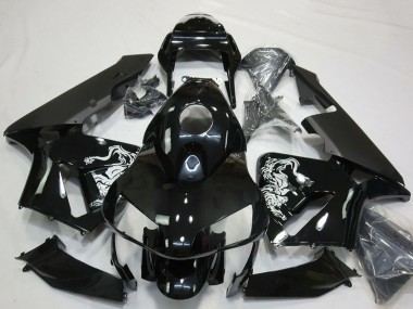 Acheter Carénages Moto Honda CBR600RR 2003-2004 - Noir Brillant Spécial Design