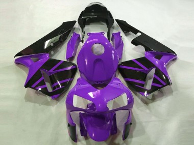 Acheter Carénages Moto Honda CBR600RR 2003-2004 - Violet Noir Brillant OEM Style