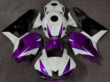 Acheter Carénages Moto Honda CBR600RR 2013-2023 - Blanc Violet Bleu Noir Brillant