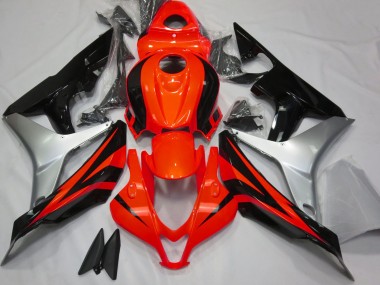 Acheter Carénage Moto Honda CBR600RR 2007-2008 - Argent Rouge Noir Brillant OEM Style
