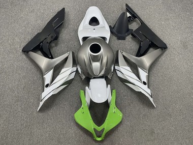 Acheter Carénages Moto Honda CBR600RR 2007-2008 - Argent Blanc Vert Noir Brillant