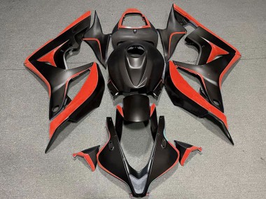 Acheter Carénage Moto Honda CBR600RR 2007-2008 - Rouge Noir Mat