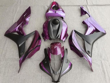 Acheter Carénage Moto Honda CBR600RR 2007-2008 - Violet Noir Mat