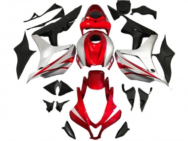 Acheter Carénages Moto Honda CBR600RR 2007-2008 - Argent Rouge Noir Brillant OEM Style