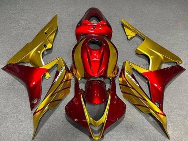 Acheter Carénages Moto Honda CBR600RR 2007-2008 - Or Rouge