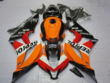 Acheter Carénage Moto Honda CBR600RR 2007-2008 - Orange Blanc Rouge Noir Brillant Repsol