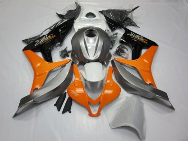 Acheter Carénages Moto Honda CBR600RR 2007-2008 - Argent Orange Noir Brillant