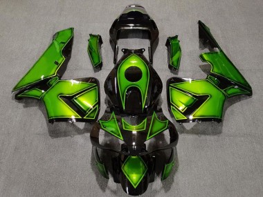 Acheter Carénages Moto Honda CBR600RR 2003-2004 - Vert Noir Brillant