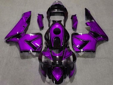 Acheter Carénages Moto Honda CBR600RR 2003-2004 - Violet Noir Brillant