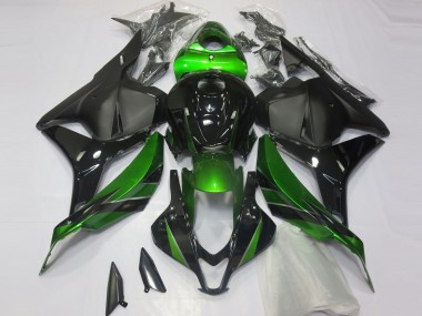 Acheter Carénages Moto Honda CBR600RR 2009-2012 - Vert Noir Brillant Noir Mat
