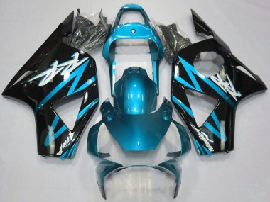 Acheter Carénages Moto Honda CBR954RR 2002-2003 - Bleu Clair Noir Brillant
